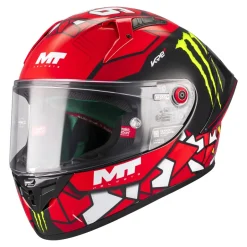 Kask integralny MT KRE+ S PIQUERAS BLACK/RED czarny czerwony