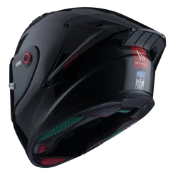 Kask integralny MT KRE+ S SOLID GLOSS CARBON/BLACK czarny