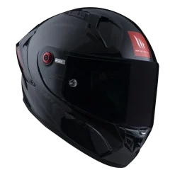 Kask integralny MT KRE+ S SOLID GLOSS CARBON/BLACK czarny