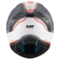 Kask integralny MT STINGER 2 CORE GREY/WHITE/RED biały szary czerwony