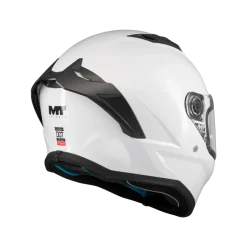 Kask integralny MT STINGER 2 PURE GLOSS PEARL WHITE biały
