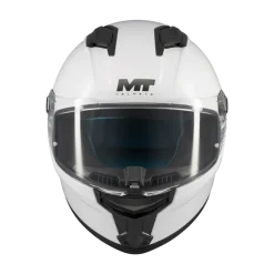 Kask integralny MT STINGER 2 PURE GLOSS PEARL WHITE biały
