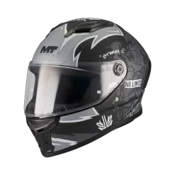 Kask integralny MT STINGER 2 TAGGER BLACK/GREY MATT czarny szary