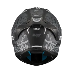 Kask integralny MT STINGER 2 TAGGER BLACK/GREY MATT czarny szary