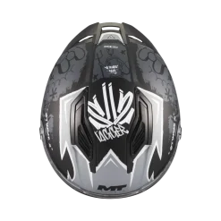 Kask integralny MT STINGER 2 TAGGER BLACK/GREY MATT czarny szary