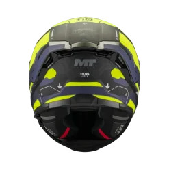 Kask integralny MT THUNDER 4 SV LUMEX BLACK/BLUE/YELLOW FLUO czarny niebieski żółty fluo