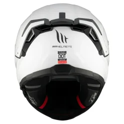 Kask integralny MT THUNDER 4 SV SOLID GLOSS PEARL WHITE biały