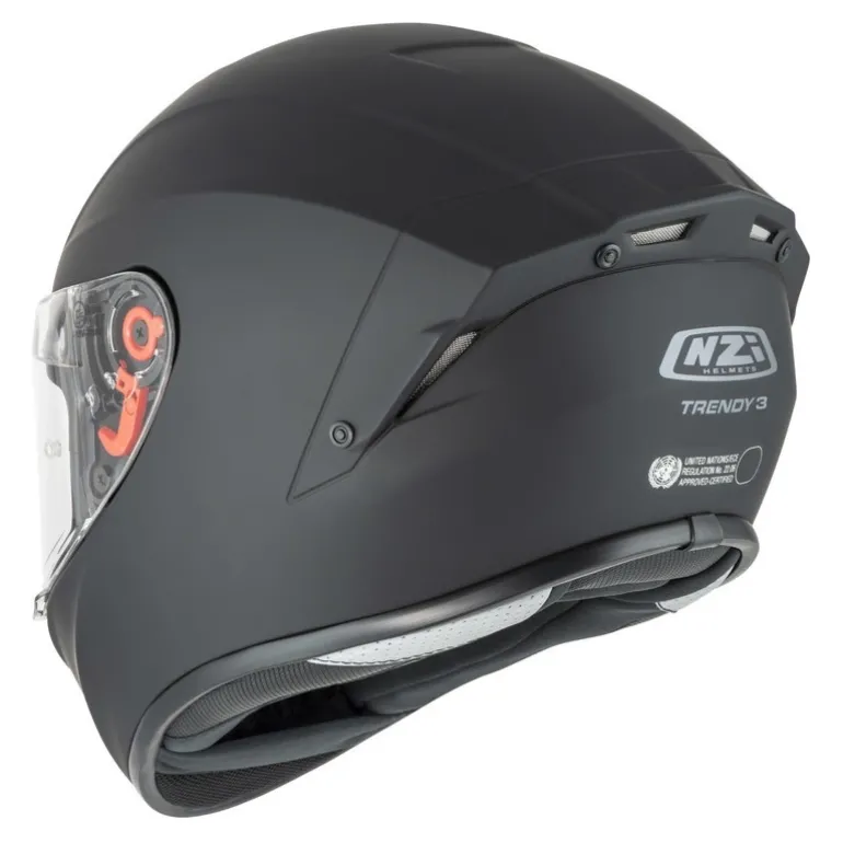 Kask integralny NZI TRENDY MATT BLACK czarny mat