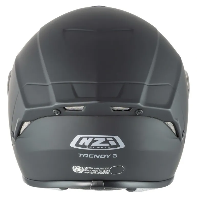 Kask integralny NZI TRENDY MATT BLACK czarny mat