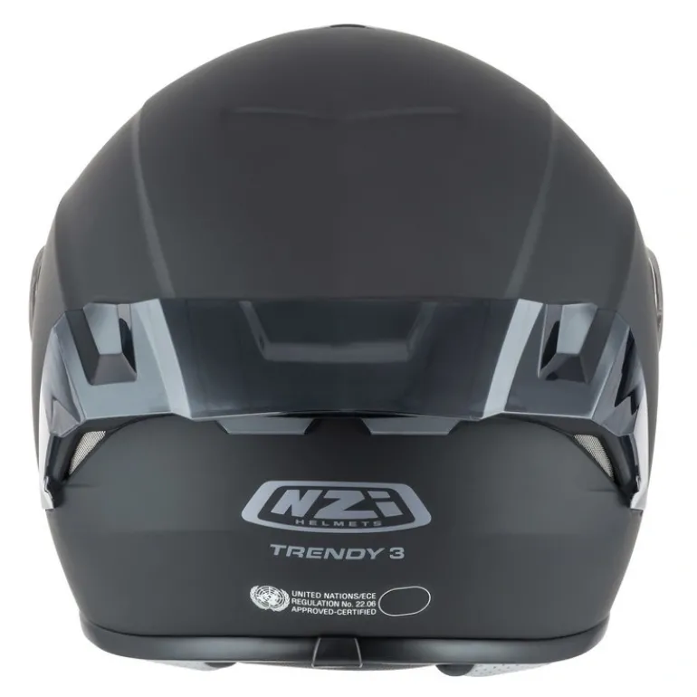 Kask integralny NZI TRENDY MATT BLACK czarny mat
