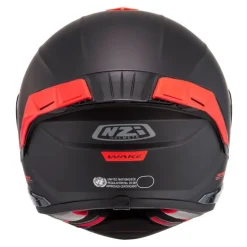 Kask integralny NZI WAKE STREAM BOOSTER SOLID BLACK RED MATT czarny czerwony