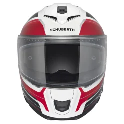 Kask integralny SCHUBERTH S3 ECE APEX WHITE czarny biały czerwony