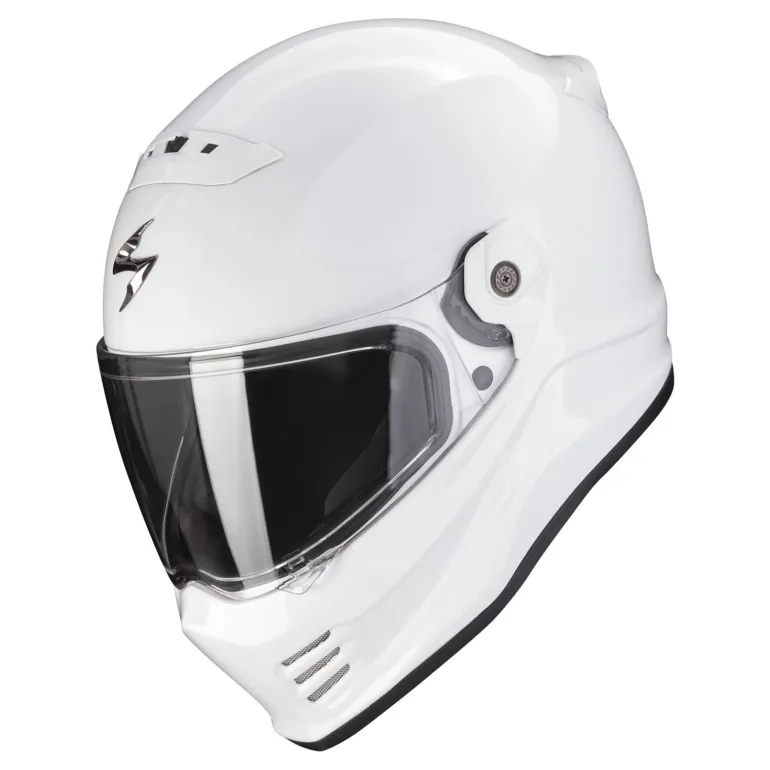 Kask integralny SCORPION COVERT FX SOLID WHITE biały