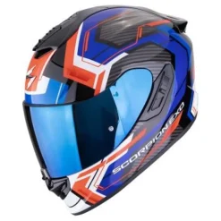 Kask integralny SCORPION EXO-1400 EVO II AIR LINART BLACK/BLUE/RED czarny niebieski czerwony