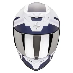 Kask integralny SCORPION EXO-520 EVO AIR BANSHEE MATT WHITE/BLUE/PURPLE biały niebieski fioletowy