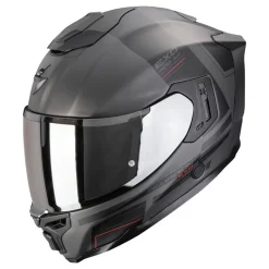 Kask integralny SCORPION EXO-1500 AIR DUAL MATT SILVER/BLACK/RED srebrny czarny czerwony