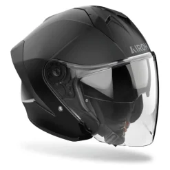 Kask otwarty AIROH H21 COLOR BLACK MATT czarny mat