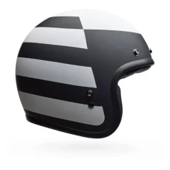 Kask otwarty BELL CUSTOM 500 ECE6 PARLOR MATTE BLACK WHITE czarny biały