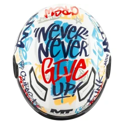 Kask otwarty dziecięcy MT LITE KIDS CREW WHITE GLOSS biały