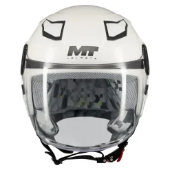 Kask otwarty dziecięcy MT LITE KIDS PURE WHITE GLOSS biały