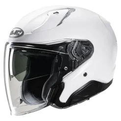 Kask otwarty HJC F31 PEARL WHITE biały