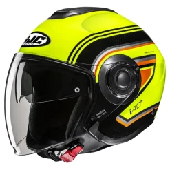 Kask otwarty HJC I40N LINIA YELLOW/BLACK żółty czarny