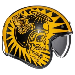 Kask otwarty HJC V31 FLAME YELLOW/BLACK żółty czarny