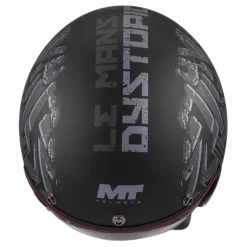 Kask otwarty MT LE MANS 2 SV DYSTOPIC BLACK/GREY czarny szary