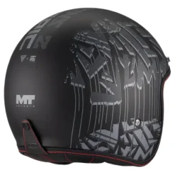 Kask otwarty MT LE MANS 2 SV DYSTOPIC BLACK/GREY czarny szary