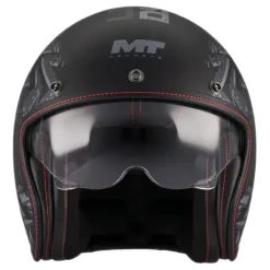 Kask otwarty MT LE MANS 2 SV DYSTOPIC BLACK/GREY czarny szary