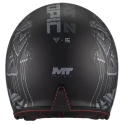 Kask otwarty MT LE MANS 2 SV DYSTOPIC BLACK/GREY czarny szary