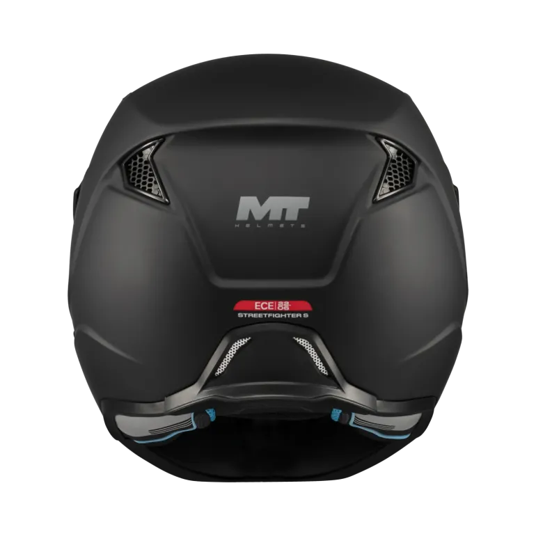 Kask otwarty MT STREETFIGHTER SV S PURE BLACK MATT czarny mat