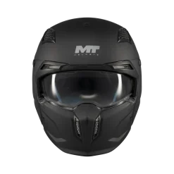 Kask otwarty MT STREETFIGHTER SV S PURE BLACK MATT czarny mat