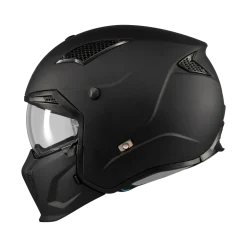 Kask otwarty MT STREETFIGHTER SV S PURE BLACK MATT czarny mat