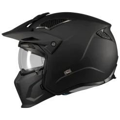 Kask otwarty MT STREETFIGHTER SV S PURE BLACK MATT czarny mat