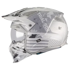 Kask otwarty MT STREETFIGHTER SV S BELIC WHITE/GREY biały szary