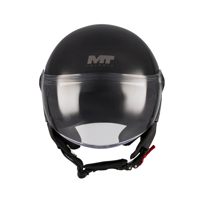Kask otwarty MT STREET S PURE BLACK czarny
