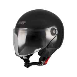 Kask otwarty MT STREET S PURE BLACK czarny