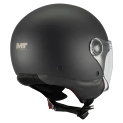 Kask otwarty MT STREET S PURE BLACK MATT czarny mat