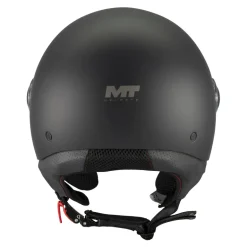 Kask otwarty MT STREET S PURE BLACK MATT czarny mat