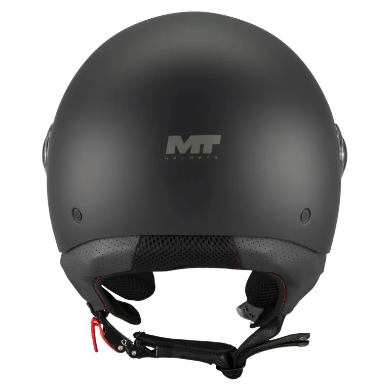Kask otwarty MT STREET S PURE BLACK MATT czarny mat