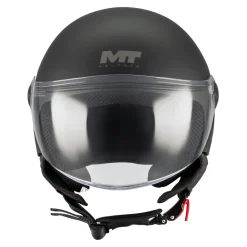Kask otwarty MT STREET S PURE BLACK MATT czarny mat