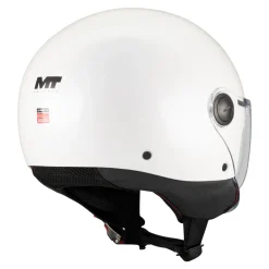 Kask otwarty MT STREET S PURE WHITE GLOSS biały