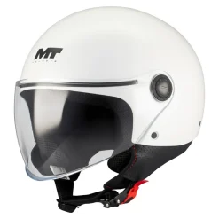 Kask otwarty MT STREET S PURE WHITE GLOSS biały