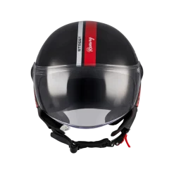 Kask otwarty MT STREET S RUNAWAY BLACK/RED czarny czerwony