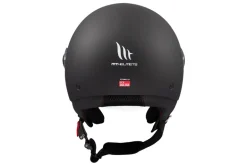 Kask otwarty MT STREET S SOLID MATT BLACK czarny mat