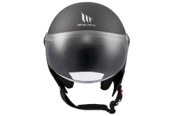 Kask otwarty MT STREET S SOLID MATT BLACK czarny mat