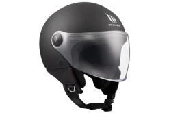 Kask otwarty MT STREET S SOLID MATT BLACK czarny mat