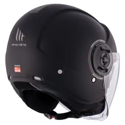 Kask otwarty MT VIALE SV S SOLID MATT BLACK czarny mat
