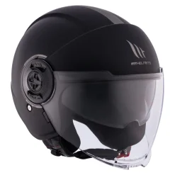 Kask otwarty MT VIALE SV S SOLID MATT BLACK czarny mat